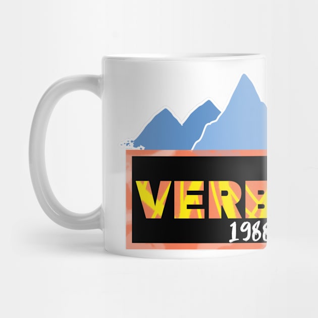 Verbier ski mountains 1988 vintage retro 80's by Captain-Jackson